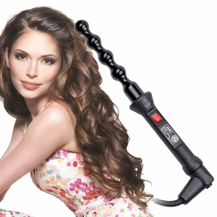 Плойка на средние волосы фото Ckeyin & 174; Lockenstab/Lockenstab-Haar Bead Zauberstab Keramik Turmalin (15 - 