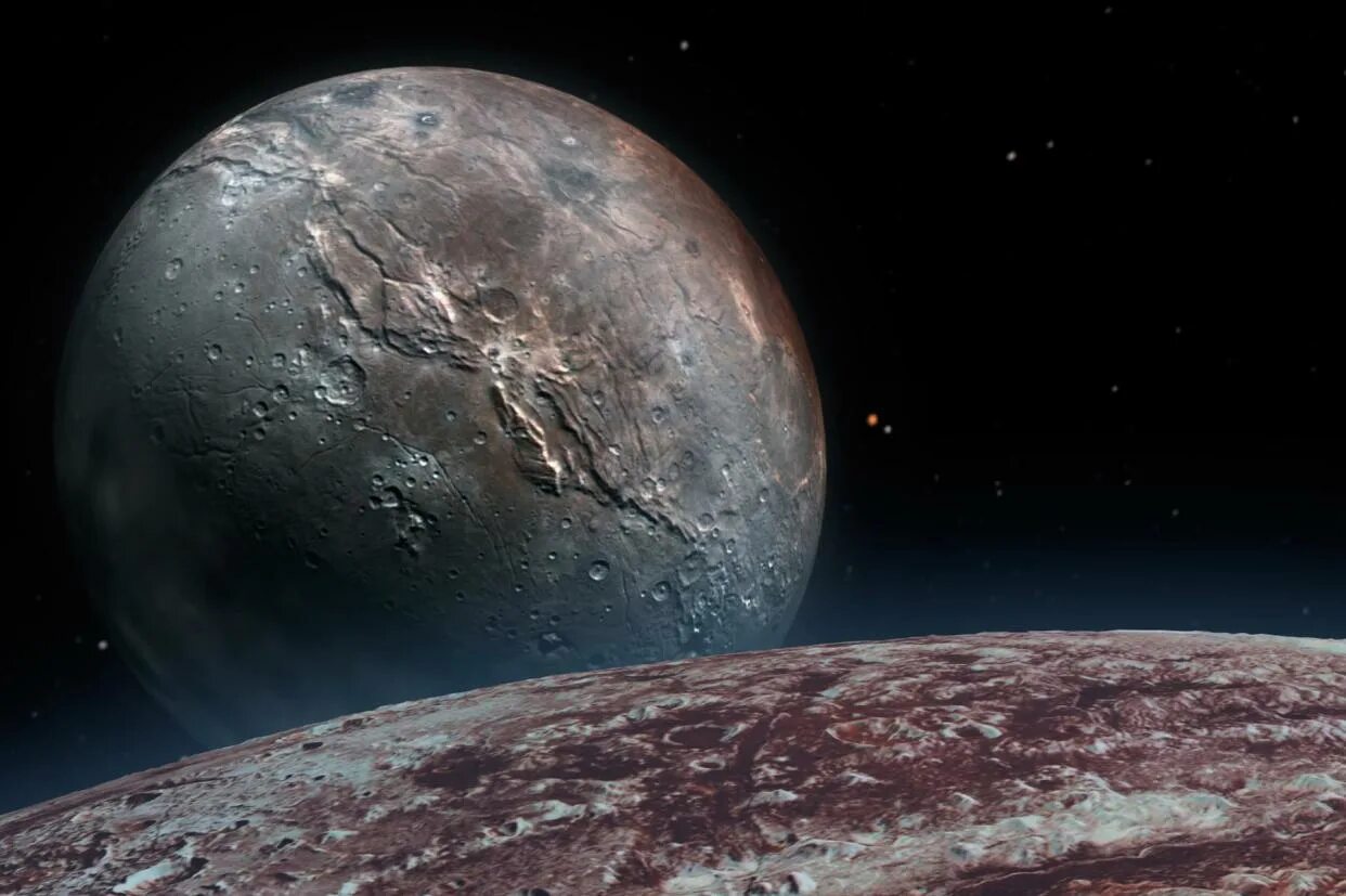 Плутон планета фото из космоса Tour 3D Pluto in New Portable Virtual-Reality View