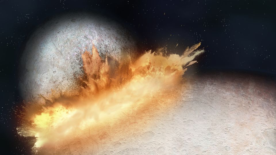 Плутон сердце фото Pluto gained a 'heart' after colliding with a planetary body