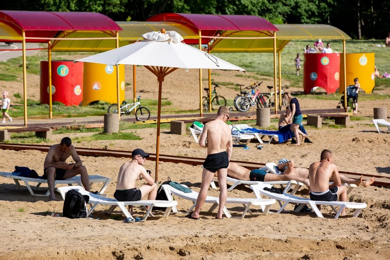 Пляж алексин фото В Алексине определены места для купания - Новости Тулы и области - 1tulatv