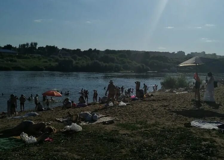 Пляж алексин фото Приемку алексинского пляжа "Ассоль" перенесли Подслушано Алексин