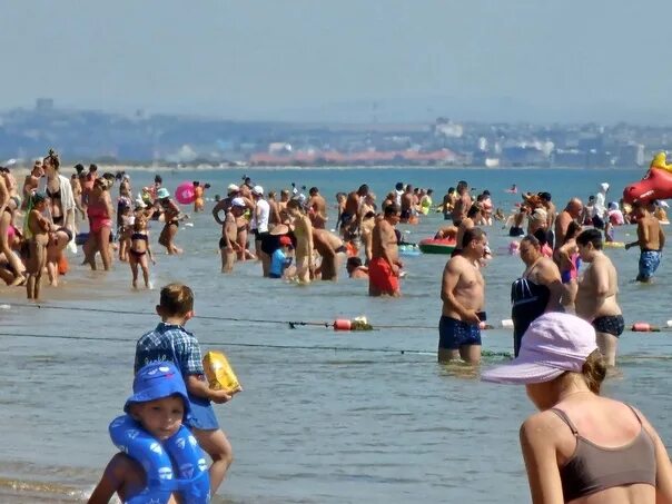 Пляж анапы сегодня фото Добрый день, дорогие друзья! Последний месяц лета стартовал! Сегодня по прогнозу