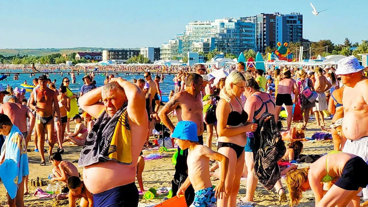 Пляж анапы сегодня фото #АНАПА 29.06.2022 ПЛЯЖ БИТКОМ. ЗАГОРАЮТ СТОЯ. КОКЦИНЕЛЛИД НЕТ. НОВЫЕ ПОЕЗДА. ЖАР
