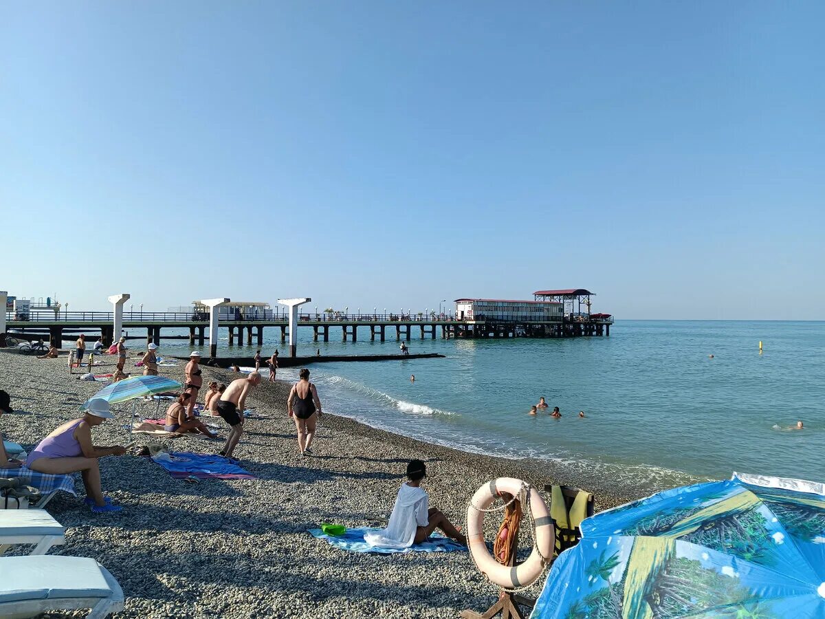 Пляж апельсин адлер фото Обзор пляжей Адлера в Курортном Городке и микрорайоне Чкаловский, конец августа 