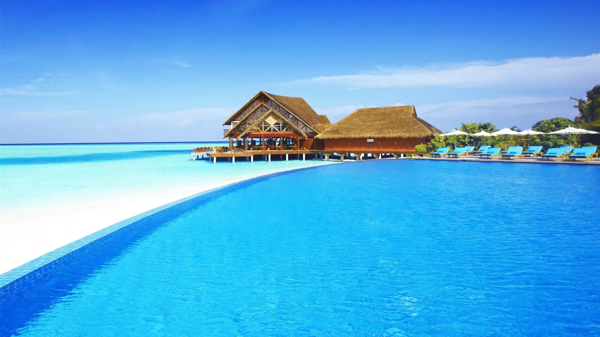 Пляж бассейн фото Baros Maldives 5*, Мале