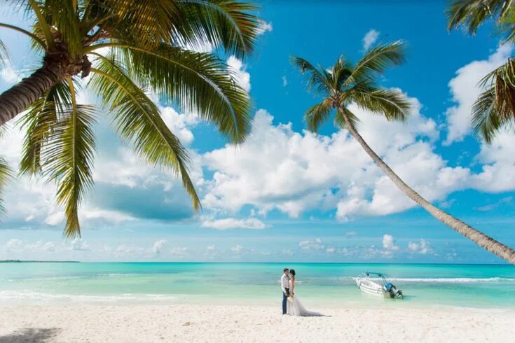 Пляж баунти фото Wedding on the beach of a fairytale island, Batey La Altagracia, Dominican Repub