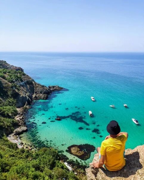 Пляж баунти в крыму фото Bounty Beach in the Crimea. White sand and clear water give such a beautiful col