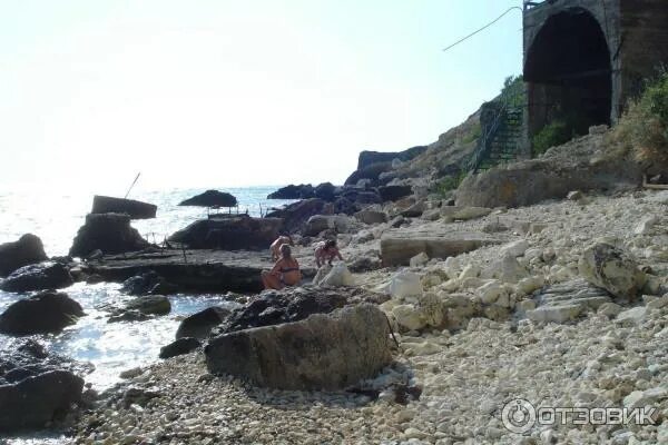 Пляж базы отдыха каравелла севастополь фото Отзыв о Пляж Каравелла (Крым, Севастополь) Новая капитальная лестница к пляжу Ка