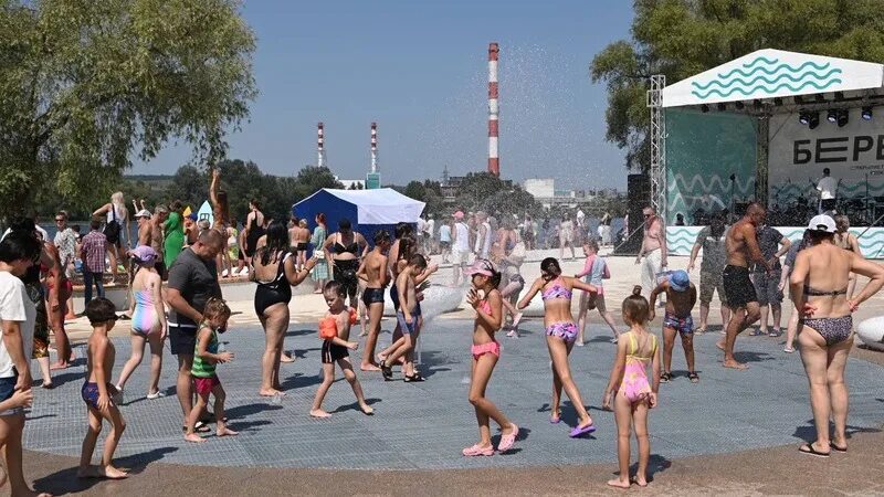 Пляж берега белгород фото Пляж "Берега" открылся в Белгороде после масштабной реновации