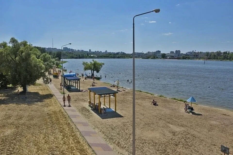 Пляж берега белгород фото На Центральном пляже Белгорода какое-то время будет нельзя купаться - KP.RU