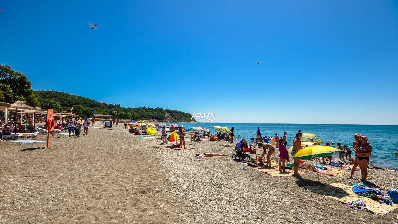 Пляж бетта геленджик фото Фото Пляжа в Кринице, Краснодарский край