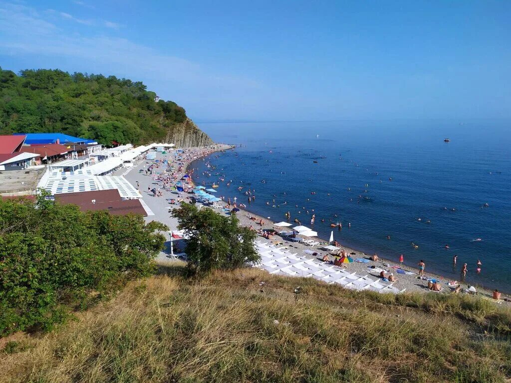 Пляж бетта краснодарский край фото Панорама: Тихий Дворик в Бетте, жильё посуточно, Садовая ул., 11, хутор Бетта - 