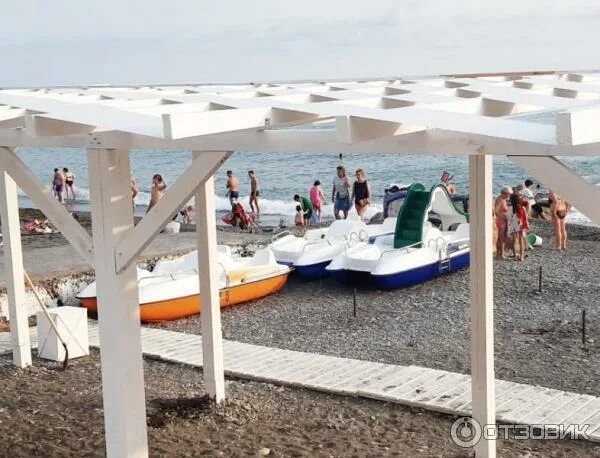 Пляж чайка 1 фото Отзыв о Пляж Чайка (Россия, Адлер) На этом пляже только верхний слой людей загор