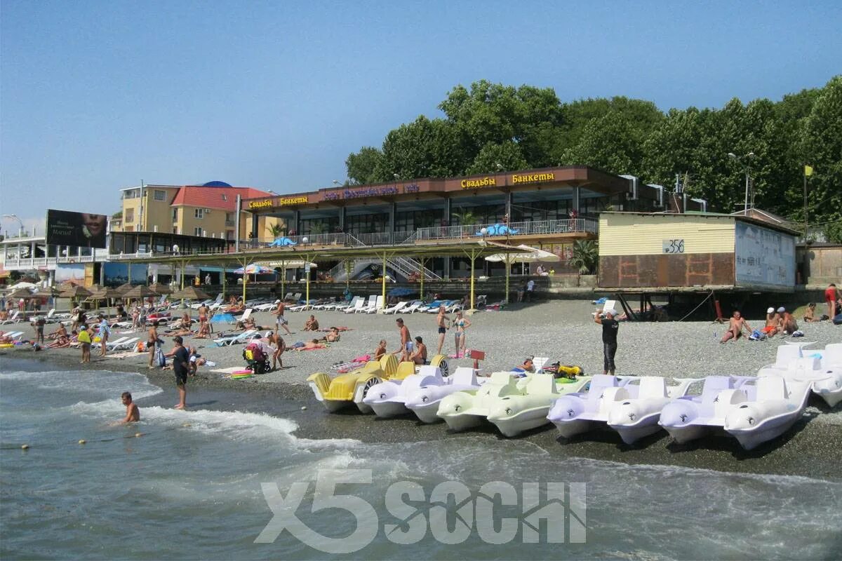 Пляж чайка 1 фото Пляж "Чайка" в Адлере в Сочи X5 Сочи