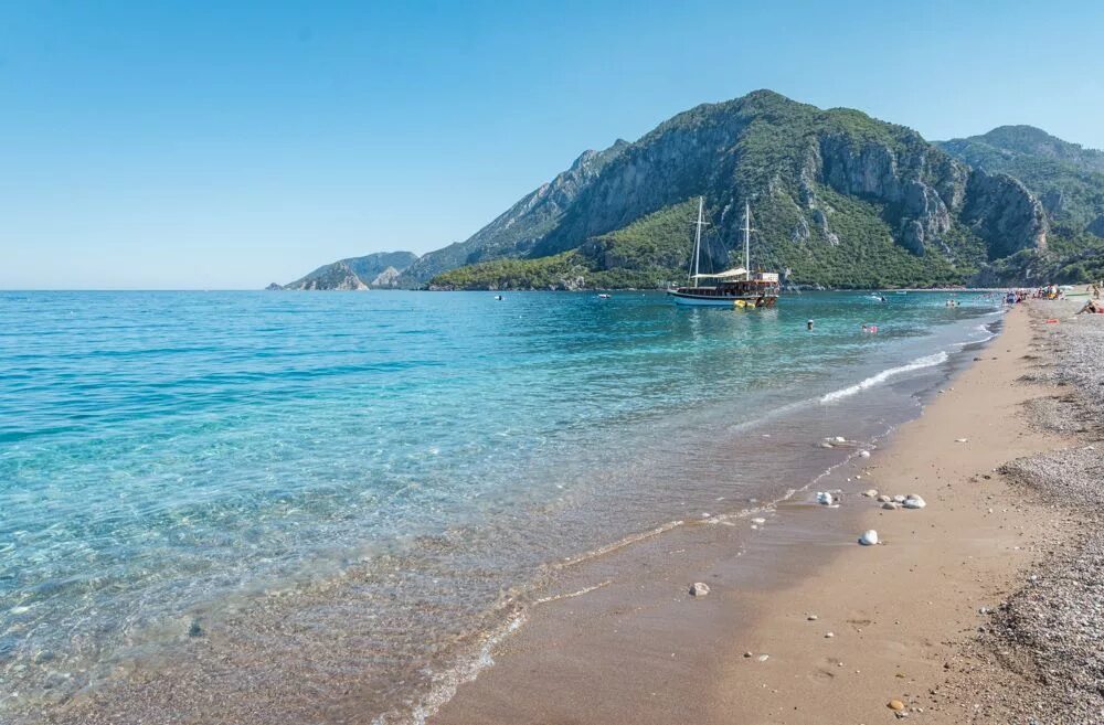 Пляж чиралы турция фото Take a Trip Through Turkey's Southern Riviera Turkey beach, Asia travel, Trip