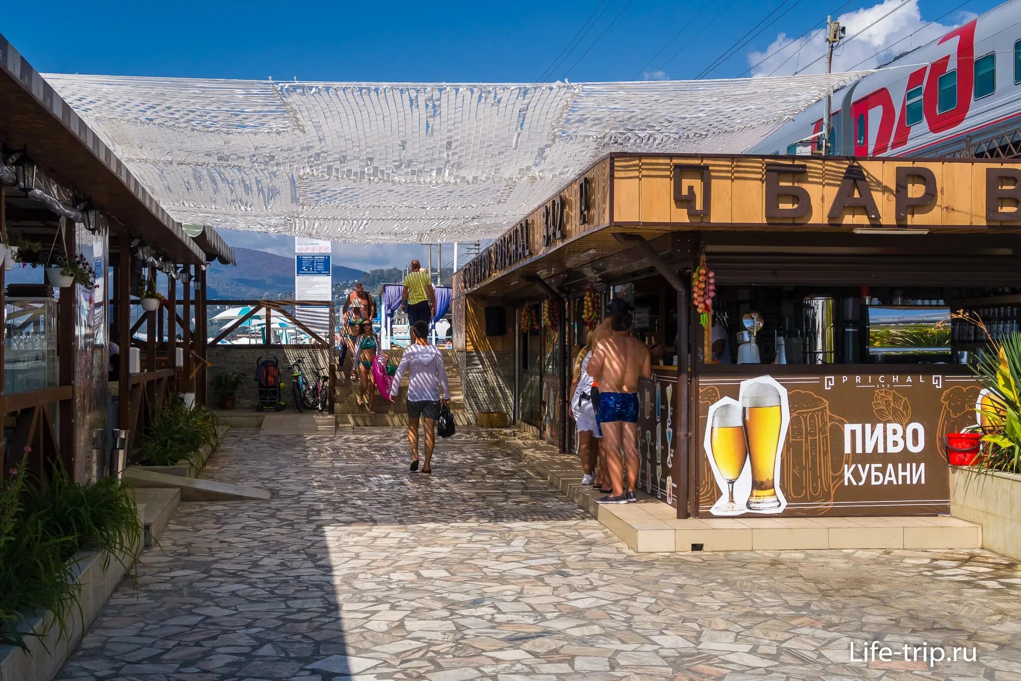 Пляж чкаловский сочи фото Пляж Фрегат в Адлере, мой отзыв с фото и как добраться