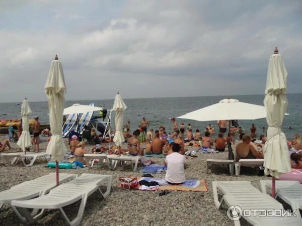 Пляж чкаловский сочи фото Отзыв о Пляж "Чкаловский" (Россия, Адлер) Мне этот пляж нравится: есть и плюсы, 