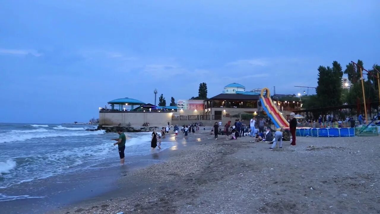 Пляж дельфин махачкала фото Городской пляж.Август 2018. Махачкала. Каспийское море. - YouTube