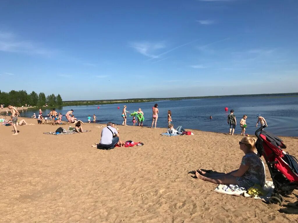 Пляж дюны санкт петербург сестрорецк фото Panorama: Plyazh Detsky Severny, beach, Russia, St. Petersburg, Sestroretsk, Pri