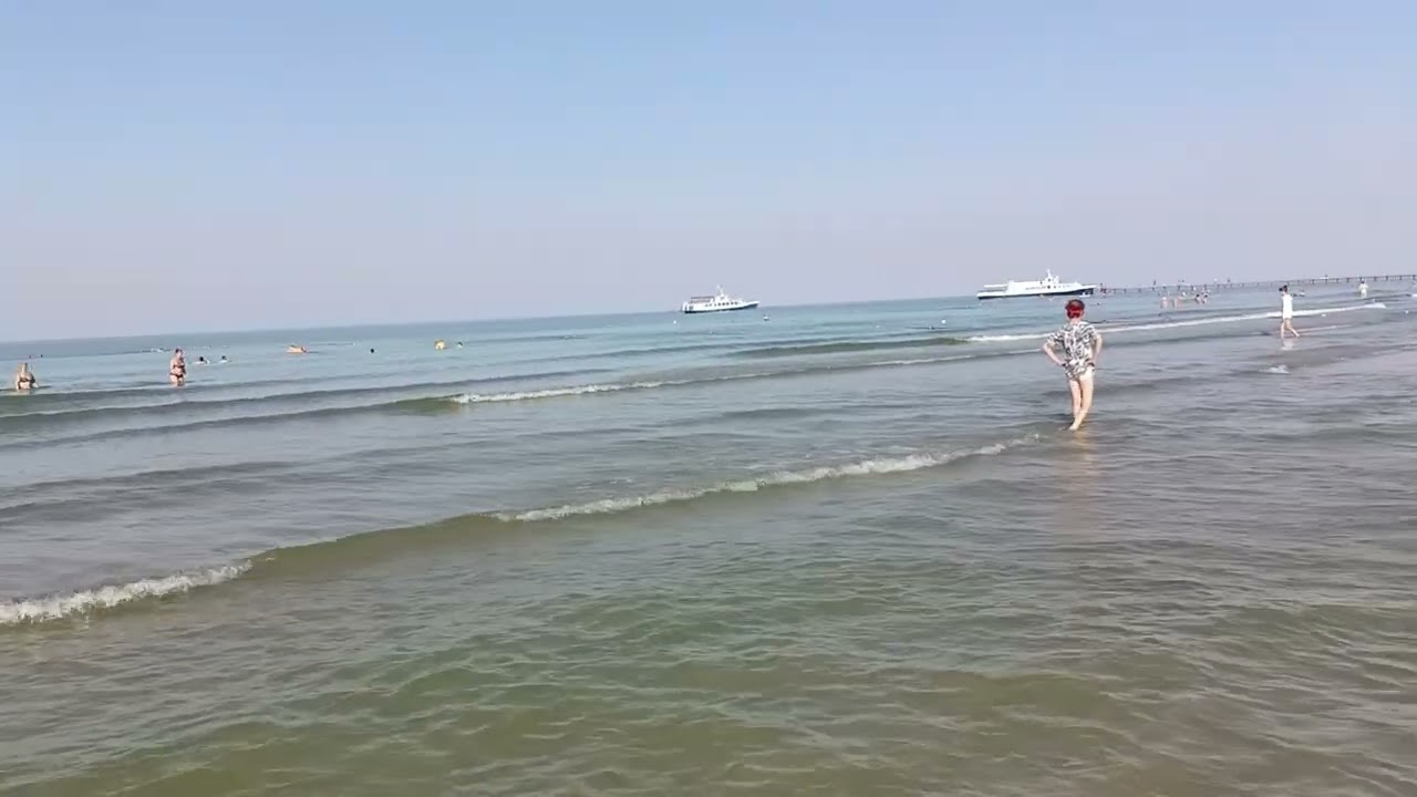 Пляж джамайка пионерский просп 47 анапа фото Анапа. Погода радует. Пляж Джемете Джамайка. 26 августа 2023. 9 утра. - YouTube