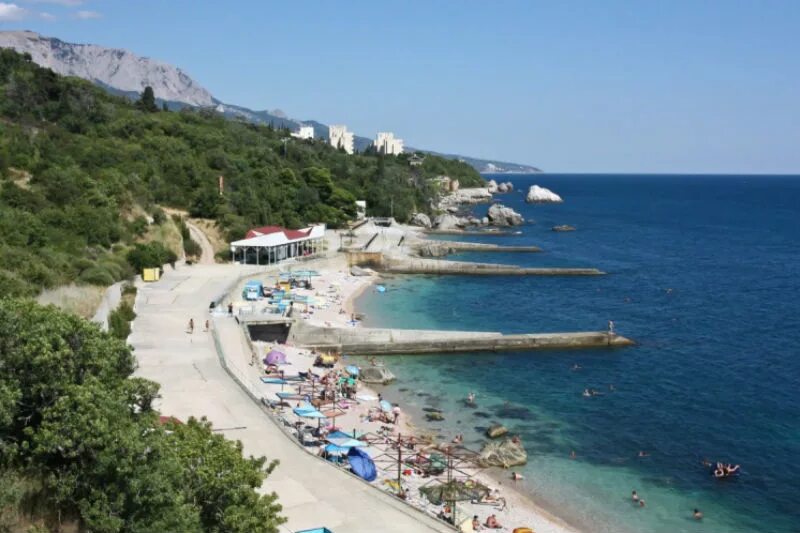 Пляж форос фото Отдых в Форосе в 2024 году летом Снять виллу в Крыму на берегу моря - Розмарин