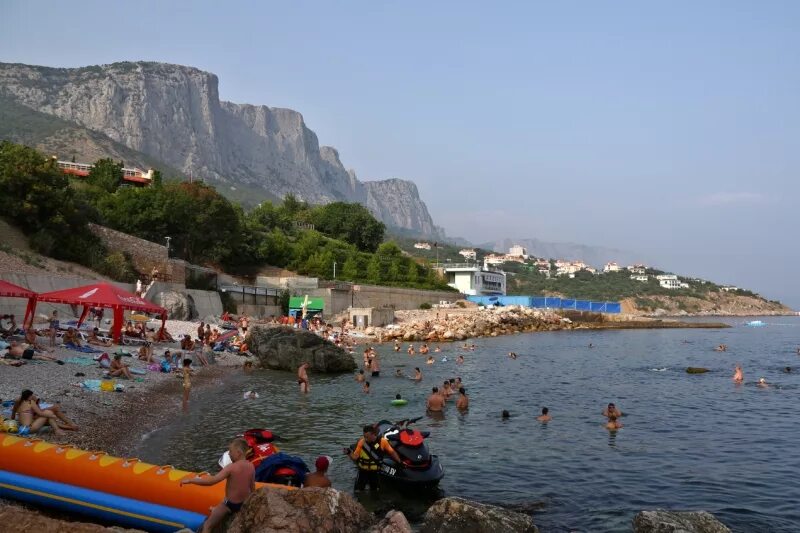 Пляж форос фото Лучшие отели Крыма с собственным пляжем 2024 Отель в Форосе "Розмарин"