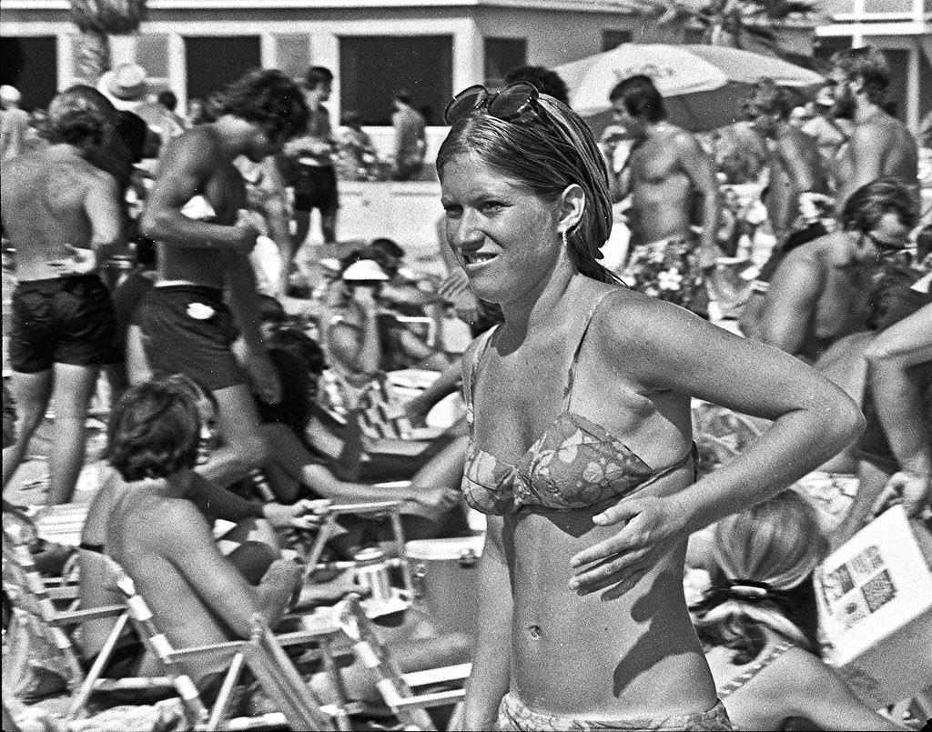 Пляж фото 1970 A day at Mission Beach, San Diego in August 1970 Through the Lens of Lance Nix