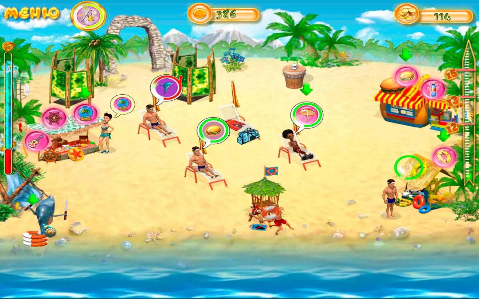 Пляж фото игры Мой Пляж - Симулятор - Мини игры - Я - геймер. Прохождение игр