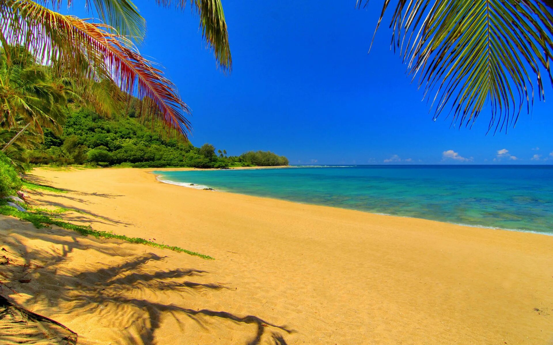 Пляж фото на рабочий beach Computer Wallpapers, Desktop Backgrounds 1920x1200 ID:525805 Beach scene w