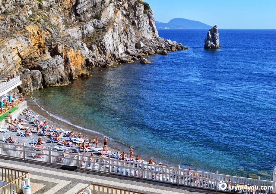 Пляж гаспра крым фото Пляжи Гаспры. Крым