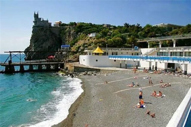 Пляж гаспра крым фото Пляжи поселка Гаспры - фото южного берега Крыма Мойпляж.рф Дзен