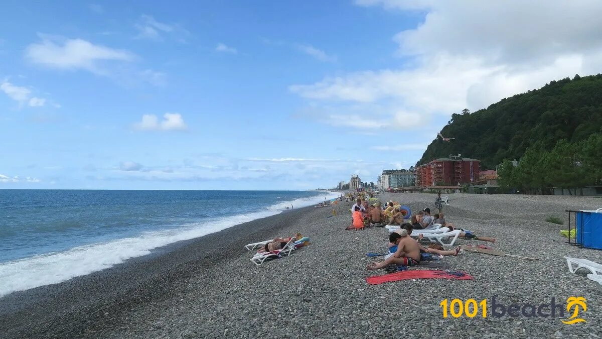 Пляж гонио фото Пляж Квариати (Kvariati beach)