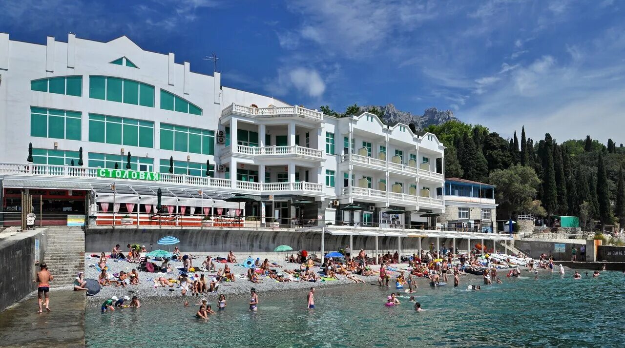 Пляж горное солнце алупка фото Санатории Алупки - Яндекс Карты