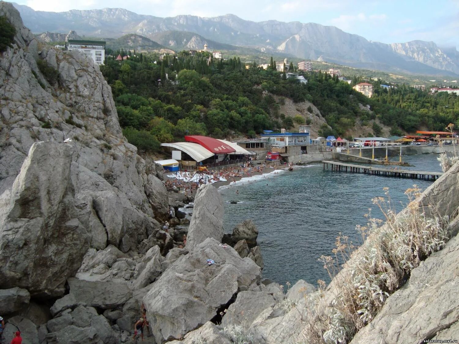 Пляж горное солнце алупка фото Отдыхаем только в Крыму и только дикарями. - Отдых в Алупке (часть 4)