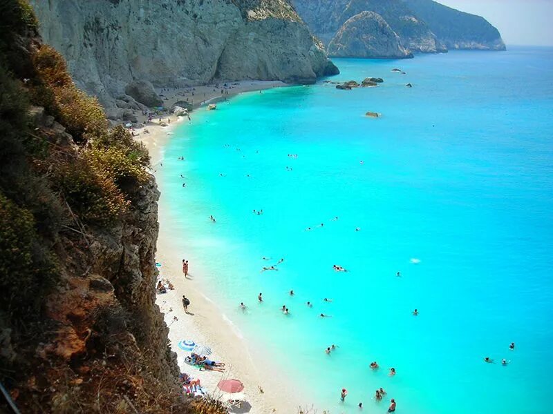 Пляж греция фото The 10 Best Beaches In Greece - Villa Like Home Blog