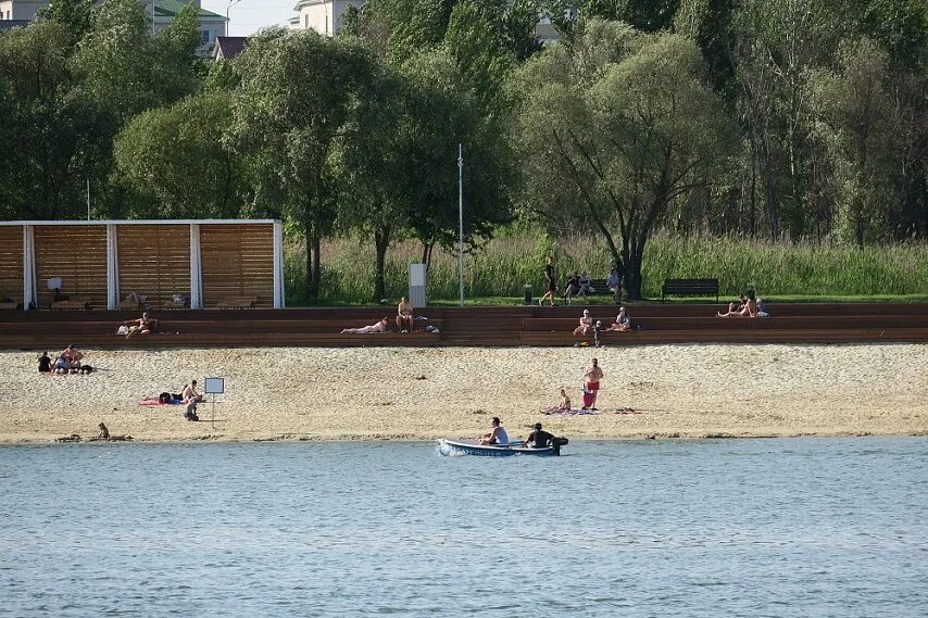 Пляж губкин фото В Губкине закончился купальный сезон