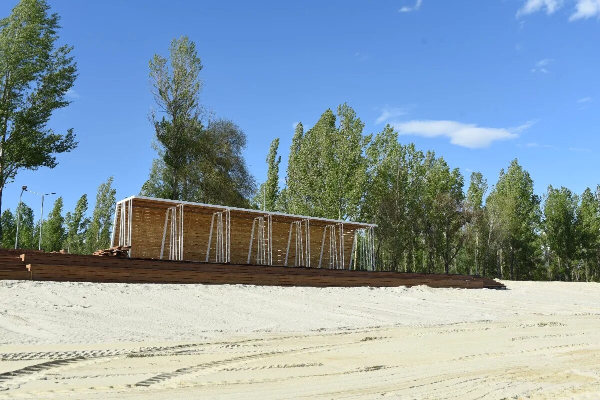 Пляж губкин фото В Белгородской области завершается благоустройство городского пляжа в Губкине Гу