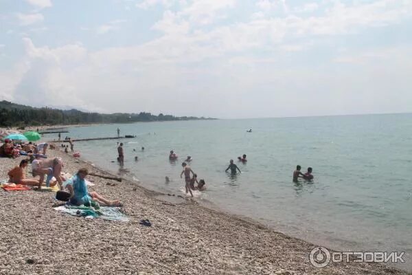 Пляж гудаутский район фото Отзыв о Город Гудаута (Абхазия, Гудаутский район) Рекомендую отдых с детьми ( от