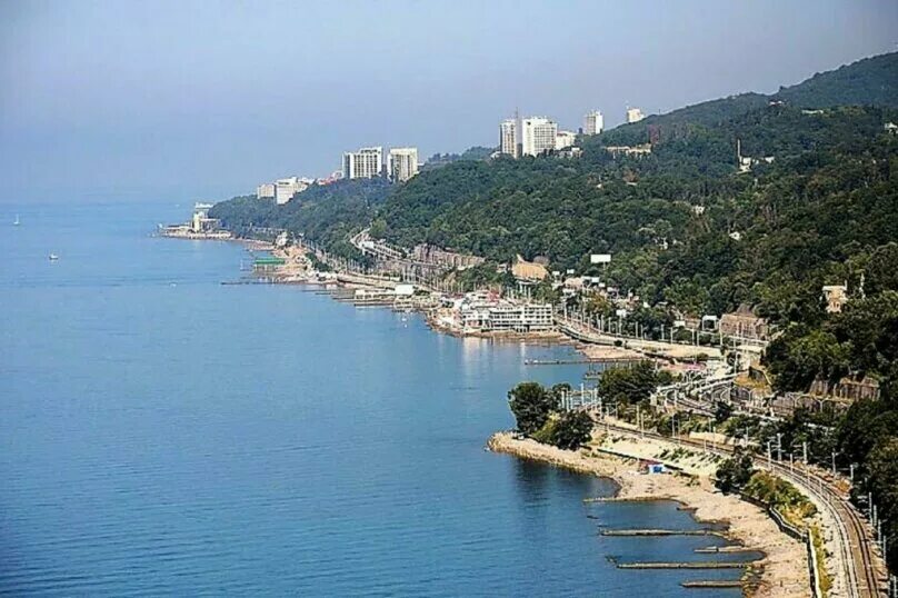 Пляж хоста сочи фото Sea Star Hosta, short-term housing rental, Sochi, Khosta Residential District, G