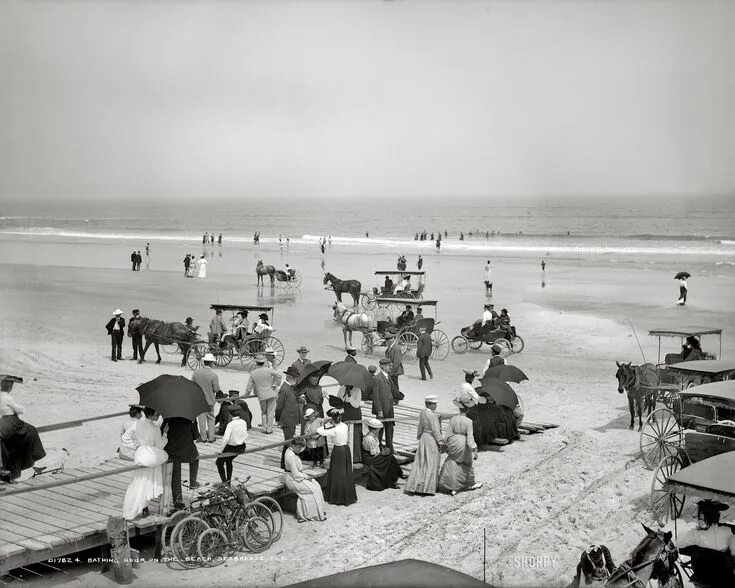 Пляж истории фото Shorpy Historical Photo Archive :: Daytona Beach: 1904 Old photos, Shorpy histor