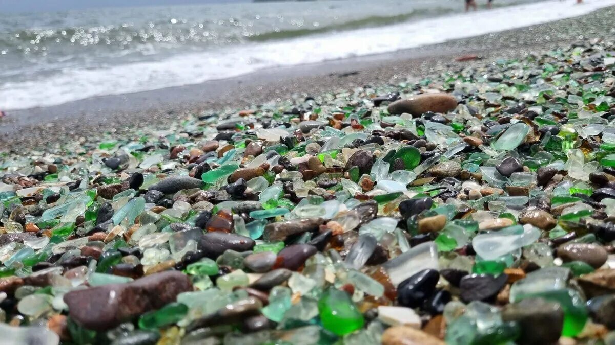 Пляж из стекла во владивостоке фото Владивосток стеклянный пляж - блог Санатории Кавказа