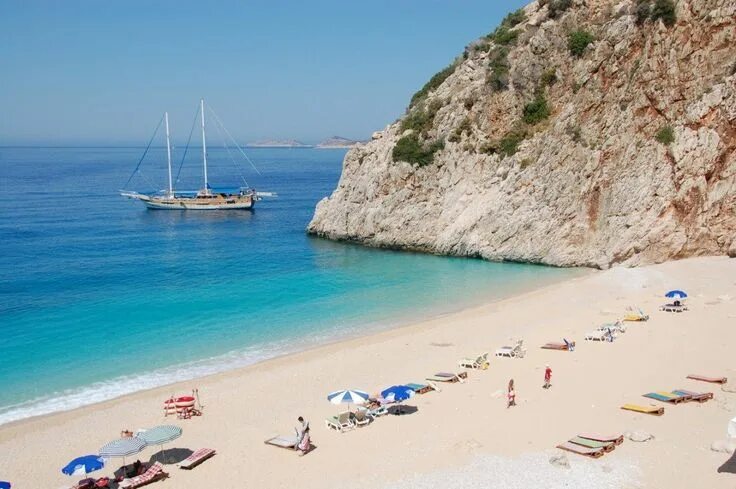 Пляж капуташ турция фото #Kaputas beach like it used to look some time ago, now it is more commercialized