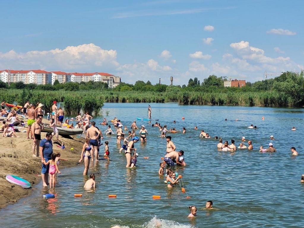 Пляж комсомольский динская фото краснодарский Парк "Комсомольский" в станице Динской Кубань Информ Дзен