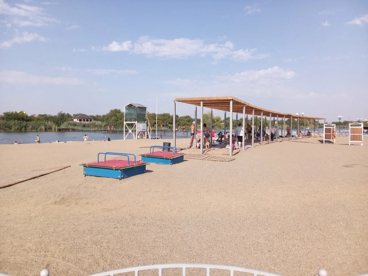 Пляж комсомольский динская фото краснодарский Photo: Beach, beach, Krasnodar Territory, stanitsa Dinskaya, Komsomolskiy park -