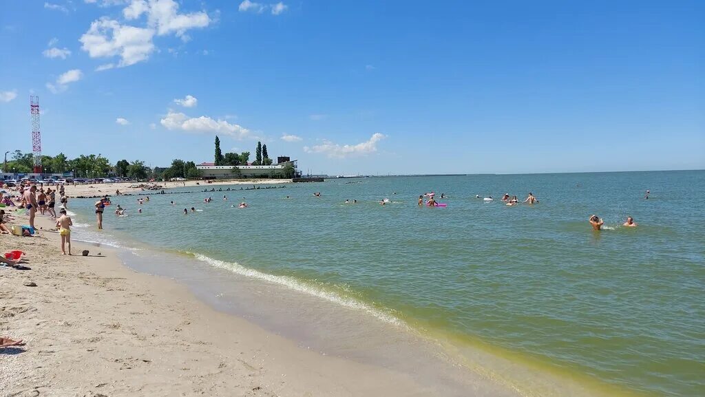 Пляж краснодарский край ейск фото Молодёжный пляж, пляж, Пляжная ул., 2/3, Ейск - Яндекс Карты