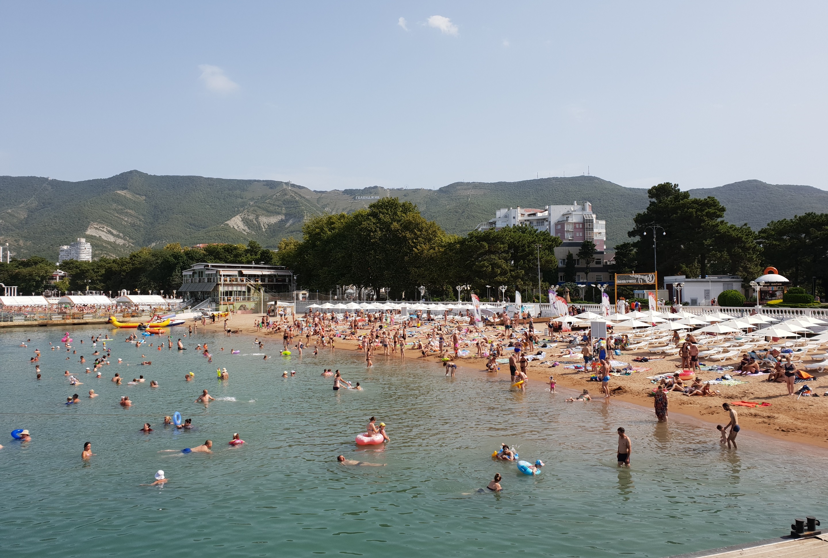 Пляж краснодарский край геленджик фото Photo: Beach, beach, Krasnodar Territory, Gelendzhik - Yandex Maps