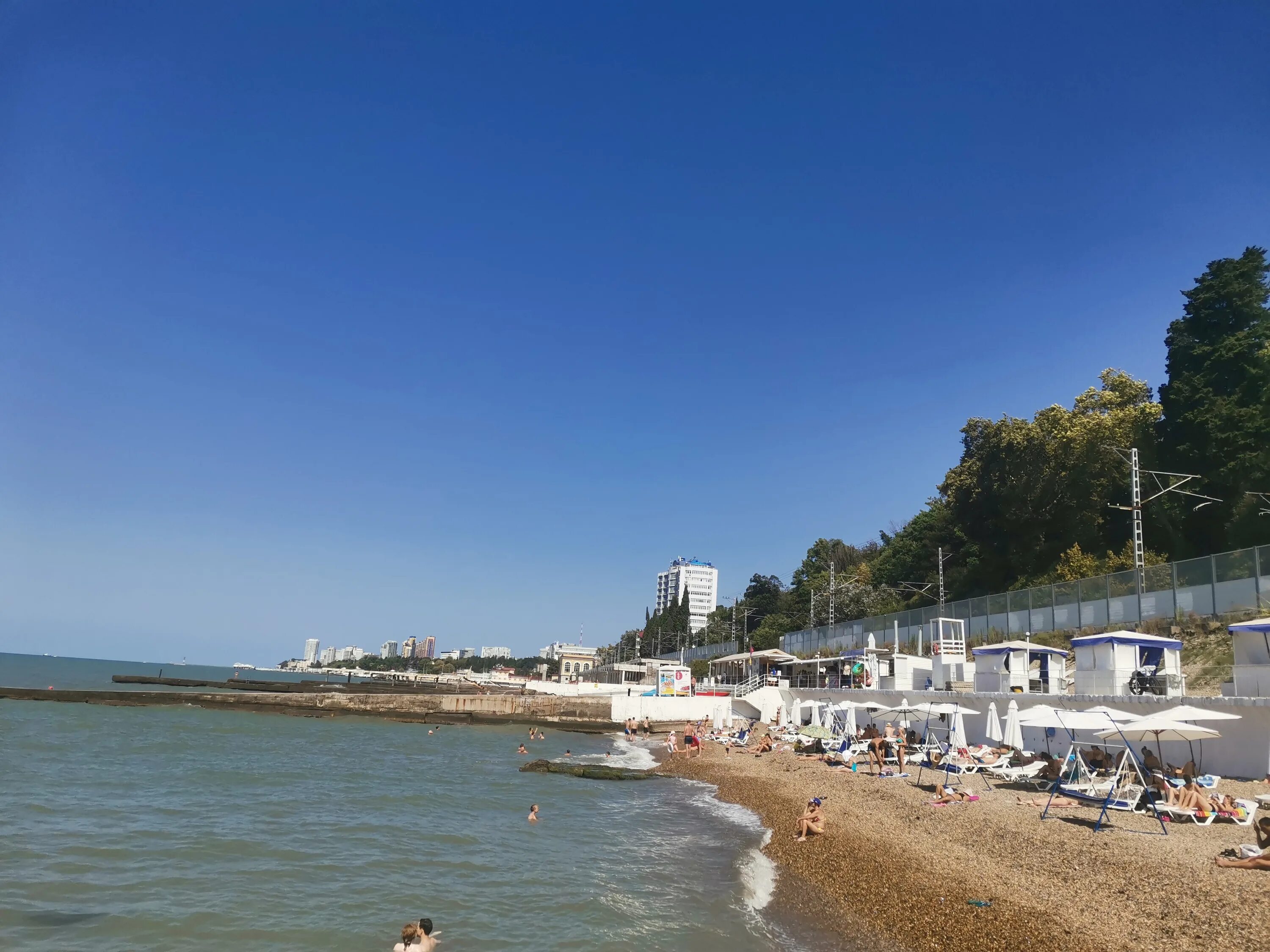 Пляж краснодарский край сочи фото Отзывы о "Бытха", Краснодарский край, Сочи, микрорайон Приморье - страница 8 - Я