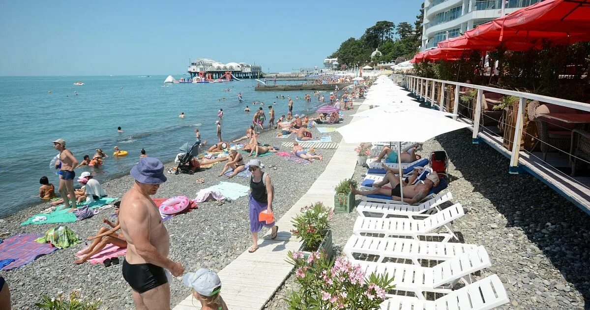 Пляж краснодарский край сочи фото Названа дата завершения бархатного сезона на курортах Краснодарского края. 29 се