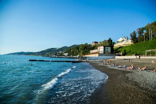 Пляж краснодарский край сочи фото Временно не работает: Санта-Барбара, пляж, Краснодарский край, Сочи, микрорайон 