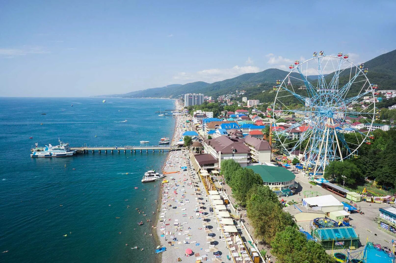 Пляж краснодарский край сочи микрорайон лазаревское фото Лучшие курортные поселки Краснодарского края / Путешествия и туризм / iXBT Live
